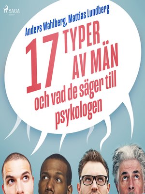 cover image of 17 typer av män--och vad de säger till psykologen